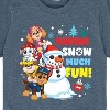 Boys' - Paw Patrol - Skye Marshall Chase Rubble Having Snow Much Fun Short Sleeve Graphic T-Shirt - 2 of 4