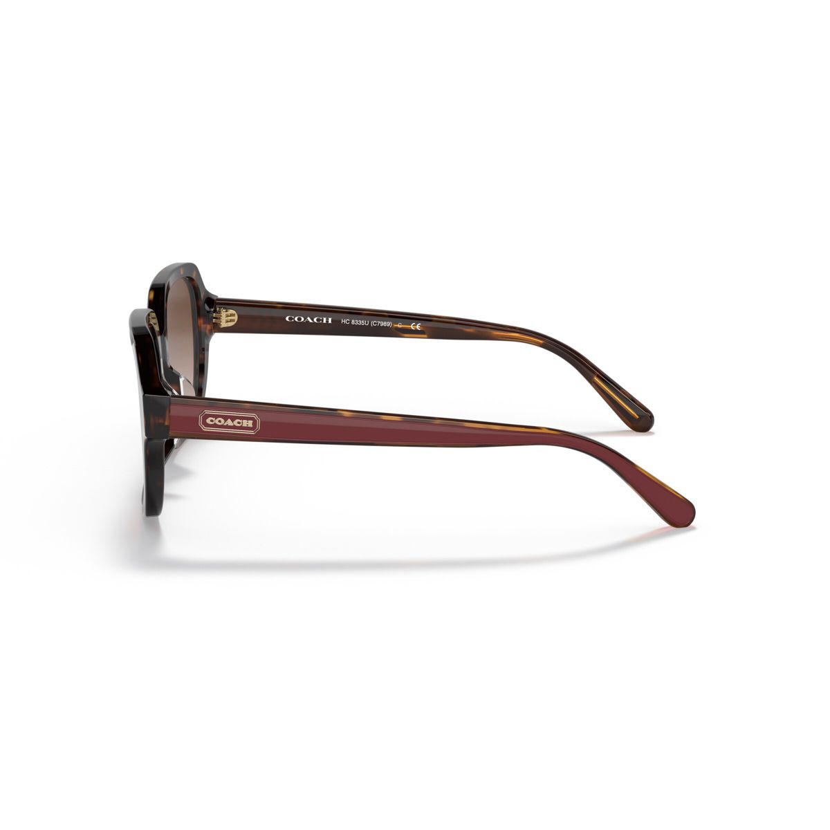 Coach HC8335U 53mm Female Rectangle Sunglasses - thumbnail 9
