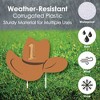 Big Dot of Happiness My First Rodeo - Outdoor Little Cowboy 1st Birthday Party Yard Decorations - 10 Piece - 4 of 4