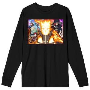 The Kurama Mode Ally vs Villain Black  Long Sleeve Tee - 1 of 2