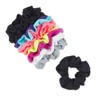 scunci No Damage Scrunchies - Brights/Basics - All Hair - 12pk - 4 of 4