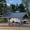 EROMMY Carports 12X20 Heavy Duty(Sidewalls Only) - image 3 of 4