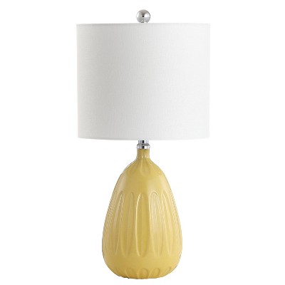 Linnett Table Lamp (Includes LED Light Bulb) Yellow - Safavieh