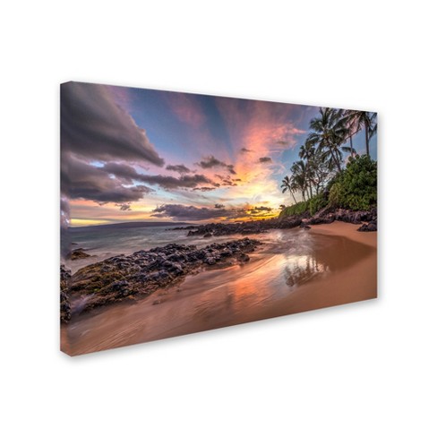 Trademark Fine Art -pierre Leclerc 'hawaiian Sunset Wonder' Canvas Art ...