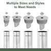 Unique Bargains Silicone Anti-Odor Ring Washing Machine Sealing Drain Stoppers 2 Pcs - 4 of 4