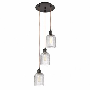 Bridal Veil - 3 Light Cord Hung Multi Pendant In Industrial Style-27.75 Inches Tall and 11.5 Inches Wide - 1 of 1