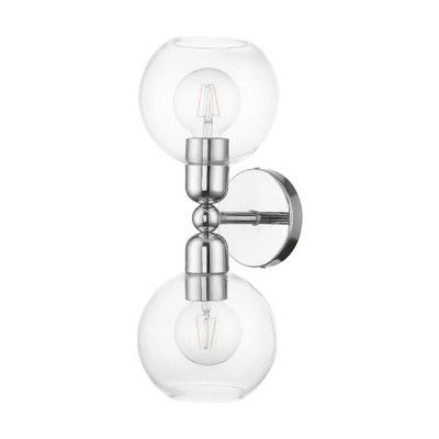 Livex Lighting Downtown 2 - Light Vanity in  Polished Chrome