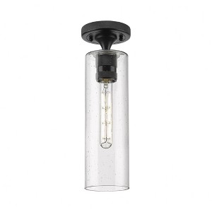 Crown Point - 1 Light Flush Mount In Industrial Style-15 Inches Tall and 3.88 Inches Wide - 1 of 1