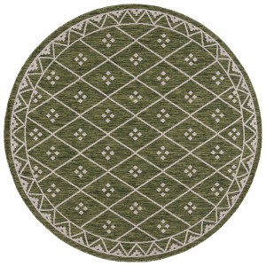 Courtyard CY8303 UV & Stain Resistant Non-Shedding Power Loomed Indoor/Outdoor Rugs - Safavieh - 1 of 4