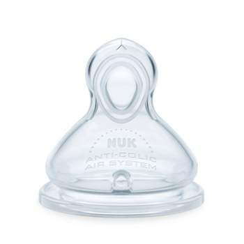NUK Smooth Flow Anti-Colic Bottle Nipples - 2ct