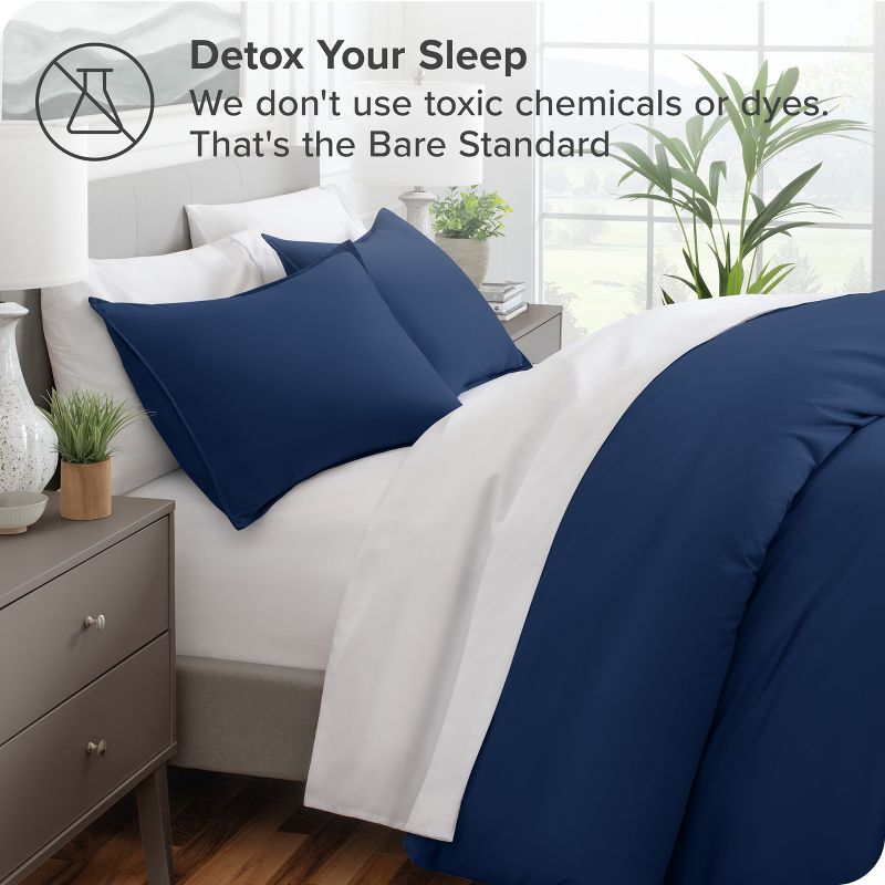 Double Brushed Duvet Set - Ultra-Soft, Easy Care by Bare Home, 6 of 11