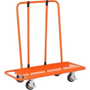 Mojgar 3000 LBS Panel Dolly Cart with 45.28" x 21.8" Deck and 5" Swivel Wheels, Heavy-Duty Drywall Sheet Cart - 1 of 4
