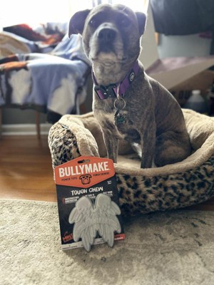 Bullymake Silver Angel Wings With Mint Flavor Tough Chew Dog Toy Target