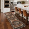 Coucheta Machine Washable Vintage Area Rug, Non-Slip, Stain-Resistant Soft Low Pile Distressed Accent Carpet for Living Room, Bedroom, Laundry - 4 of 4