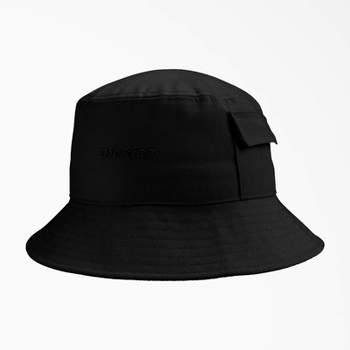 Buy Unisex-Adult Print Double-Side-Wear Reversible Bucket Hat,Back Plain  Black Sun Hat for Women and Men, Checkerboard Black White, 7 1/8-7 1/4 at
