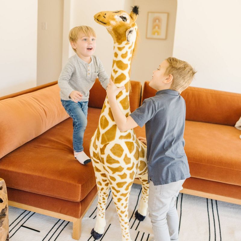 Melissa & Doug Giant Giraffe - Lifelike Stuffed Animal, 3 of 15