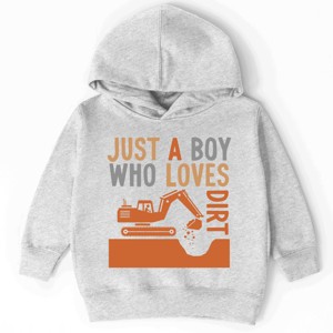 The Juniper Shop Just A Boy Who Loves Dirt Toddler Hoodie - 1 of 4