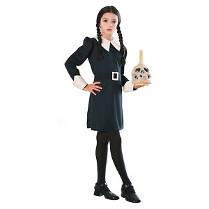 Halloween Girls The Addams Family Wednesday Costume - L, Girl