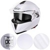 AHR Modular Full Face Motorcycle Helmet Flip up Dual Visor Motocross DOT S/M/L/XL/XXL - 2 of 4