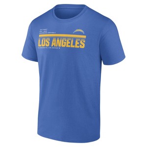 NFL Los Angeles Chargers Men's Bi-Blend T-Shirt - 1 of 3