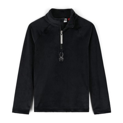 Spyder Girls Shimmer Bug Half Zip T-neck, Black - Xl : Target
