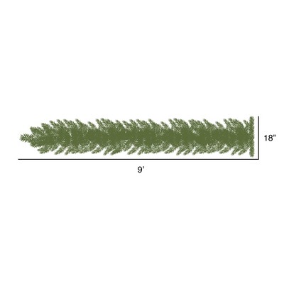 Flocked Pine Cone Pre-Lit Outdoor Garland - 23"x18"x13"
