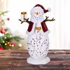 Roman 8.75 In Berry Snowman Christmas Figurine , Christmas Decor Snowman Gift Cardinal (1PC) - 2 of 4