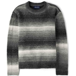 The Children's Place Boys Long Sleeve Ombre Space Dye Sweater - 1 of 2