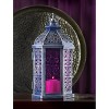11.5" Metal Enchanted Outdoor Lantern Purple - Zingz & Thingz - image 3 of 3