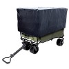 Vynxaria 440lbs Collapsible Wagon Cart with Strapping System & 3-Piece Liner Set ¨C All-Terrain for Camping, Shopping - 2 of 4