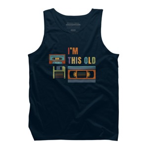Men's Design By Humans I'm this old - Old data storage media By DsgnCraft Tank Top - 1 of 3