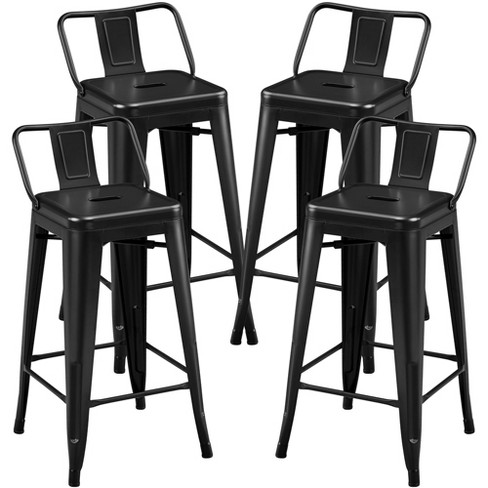 Low back discount black counter stools