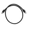 Monoprice Cat5e Ethernet Patch Cable - 2 Feet - Black | Network Internet Cord - RJ45, Stranded, 350Mhz, UTP, Pure Bare Copper Wire, 24AWG - 4 of 4