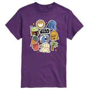 Men's - Star Wars - Summer Stickers Short Sleeve Graphic T-Shirt - 1 of 3