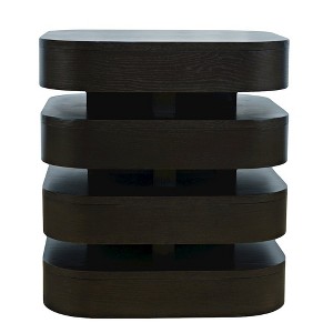 Jofran,Brix Mid-Century Modern Floating Sculpture Layered Square End Table - 1 of 4