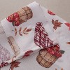 Kate Aurora Autumn Harvest Apple Pie & Cider Rod Pocket 3 Piece Cafe Kitchen Curtain Tier & Valance Set - 3 of 4