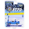 1987 GMC Sierra K2500 Tow Truck with Drop in Tow Hook Blue with White Top (NYPD) "Hobby Exclusive" 1/64 Diecast  by Greenlight - 3 of 3