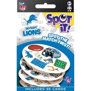 MasterPieces Officially Licensed NFL Detroit Lions Spot It Game for Kids and Adults - 1 of 4