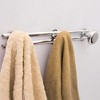 Evideco French Home Goods Wall-Mounted 3-Hook Rail Rack for Coats, Hats & Towels – Space-Saving Design, Ideal for Entryways, Bathrooms, or Bedrooms - 4 of 4