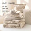 BAGOKIE 7 Pieces Floral Bed in a Bag Comforter Set for All Season - 4 of 4