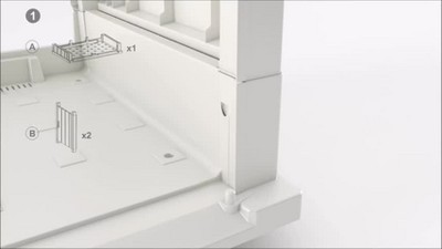 Anthracite Lockable Plastic Outdoor Storage Shed with Wheels