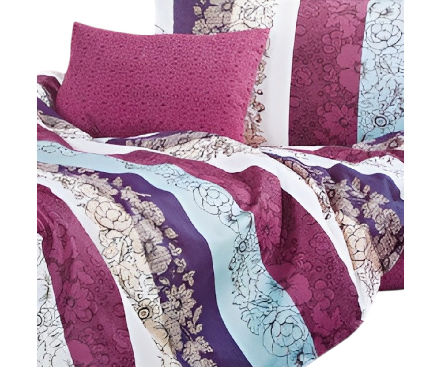 Постельное бельё Slickblue Luxury Bed in a Bag Set, 7-Piece, Queen Size, Design 4, Machine Washable — фото 3