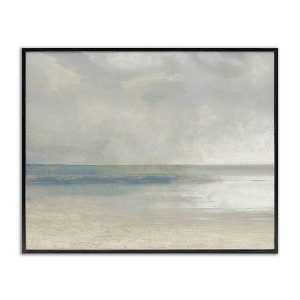 Stupell Industries Abstract Beach Horizon Landscape Framed Giclee Art - 1 of 4
