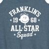 Women's - Peanuts - Franklins All Star Squad Graphic Racerback Tank - 2 of 4