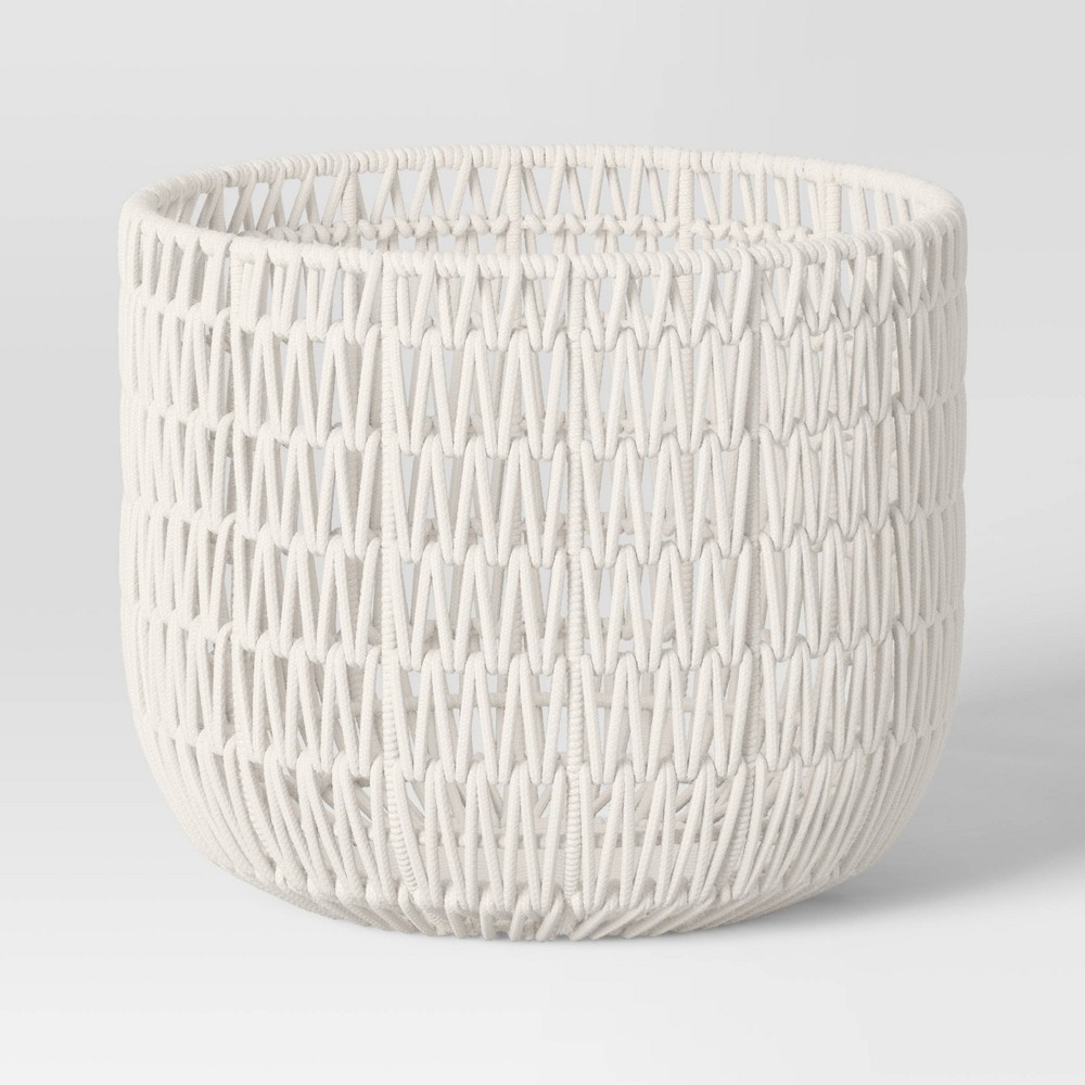 Photos - Other interior and decor Rope Basket Cream - Threshold™