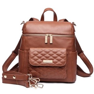 Luli Bebe Petit Monaco Diaper Bag Backpack, Made from Luxury Materials with Stylish Exterior, Spacious Interior for all Baby Products - 1 of 4