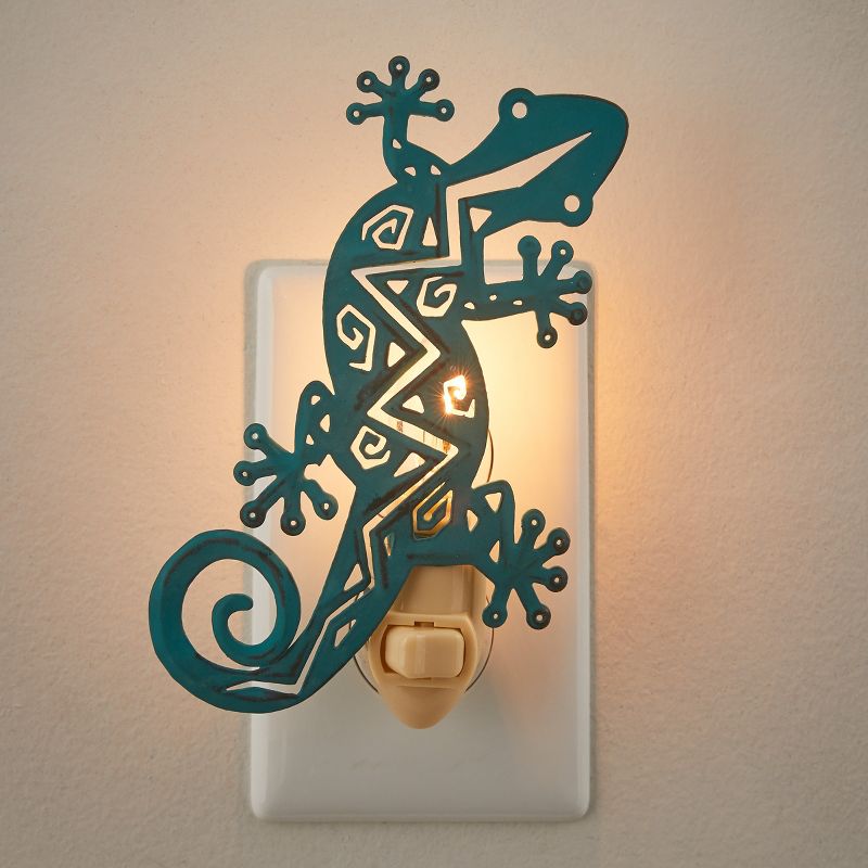 Park Designs Gecko Night Light - Turquoise, 2 of 4