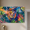 Art Remedy Relaxing Lion Tropical Jungle Animals Wall Art Unframed - 2 of 4