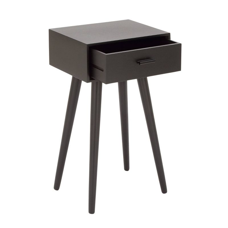 Modern Drawer Wooden Accent Table Black - Olivia &#38; May, 5 of 7