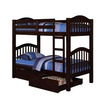 Twin/Twin Heartland Kids' Bunk Bed Espresso - Acme Furniture